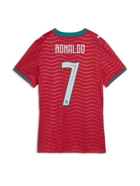 Portugal Cristiano Ronaldo #7 Heimtrikot für Frauen WM 2026 Kurzarm Portugal Cristiano Ronaldo #7 Heimtrikot für Frauen WM 2026 Kurzarm